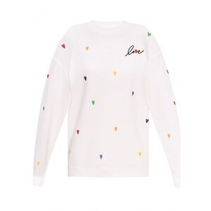 Kate Spade Rainbow Embroidered Hearts Sweatshirt